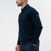 8424 KNITTED SWEATER NAVY BLUE