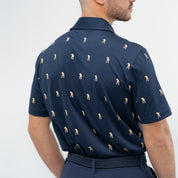 SEVE ALLOVER POLO II NAVY