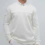 3IRON TECH SWEATER EMERSON WHITE