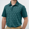 Multi Block Golf Polo Shirt – Deep Green | Seve