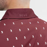 MULTI BLOCK POLO BURGUNDY