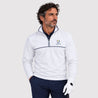 SEVE X RYDER CUP QUARTER ZIP SWEATER - WHITE