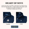 SEVE X RYDER CUP QUARTER ZIP VEST - NAVY