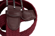 CLUTCH BELT BURGUNDY