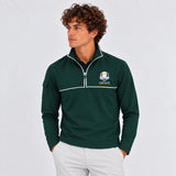 SEVE X RYDER CUP QUARTER ZIP SWEATER - DEEP GREEN