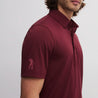 GATOR POLO SHIRT BURGUNDY