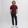 DUBLIN POCKET POLO SHIRT BURGUNDY