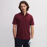 DUBLIN POCKET POLO SHIRT BURGUNDY