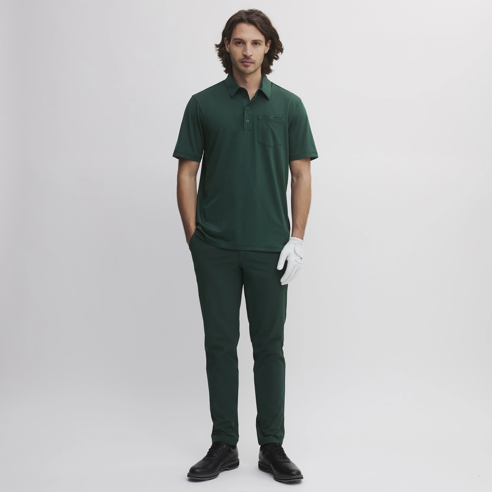 DUBLIN POCKET POLO SHIRT DEEP GREEN