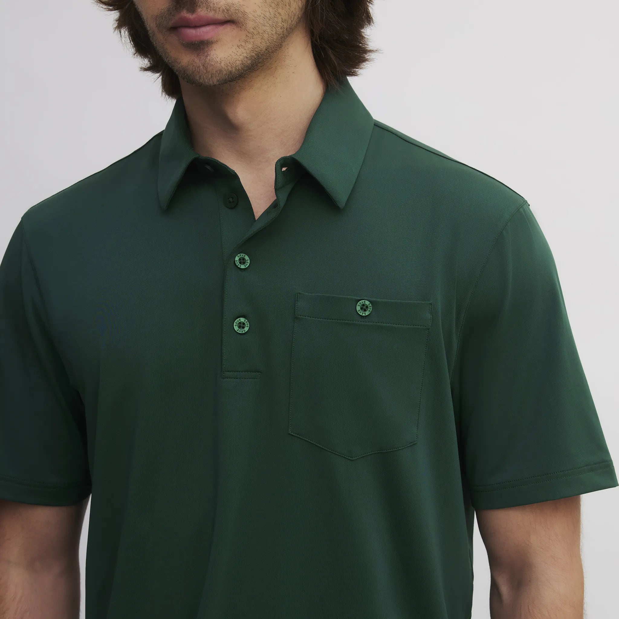 DUBLIN POCKET POLO SHIRT DEEP GREEN