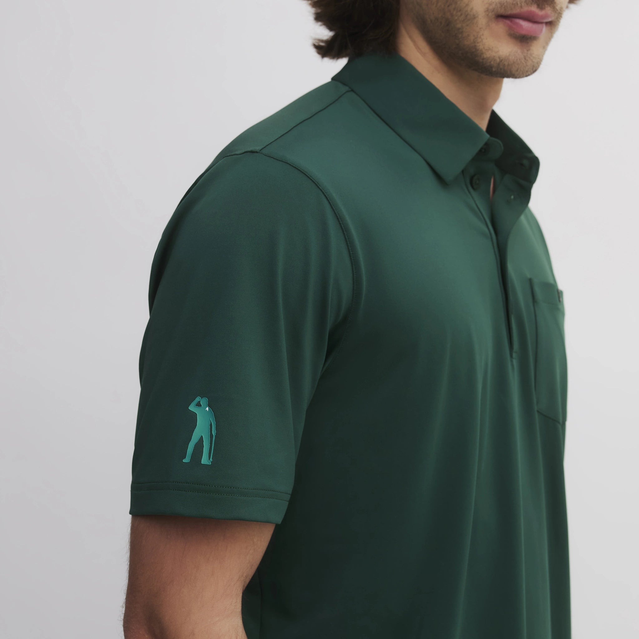 DUBLIN POCKET POLO SHIRT DEEP GREEN