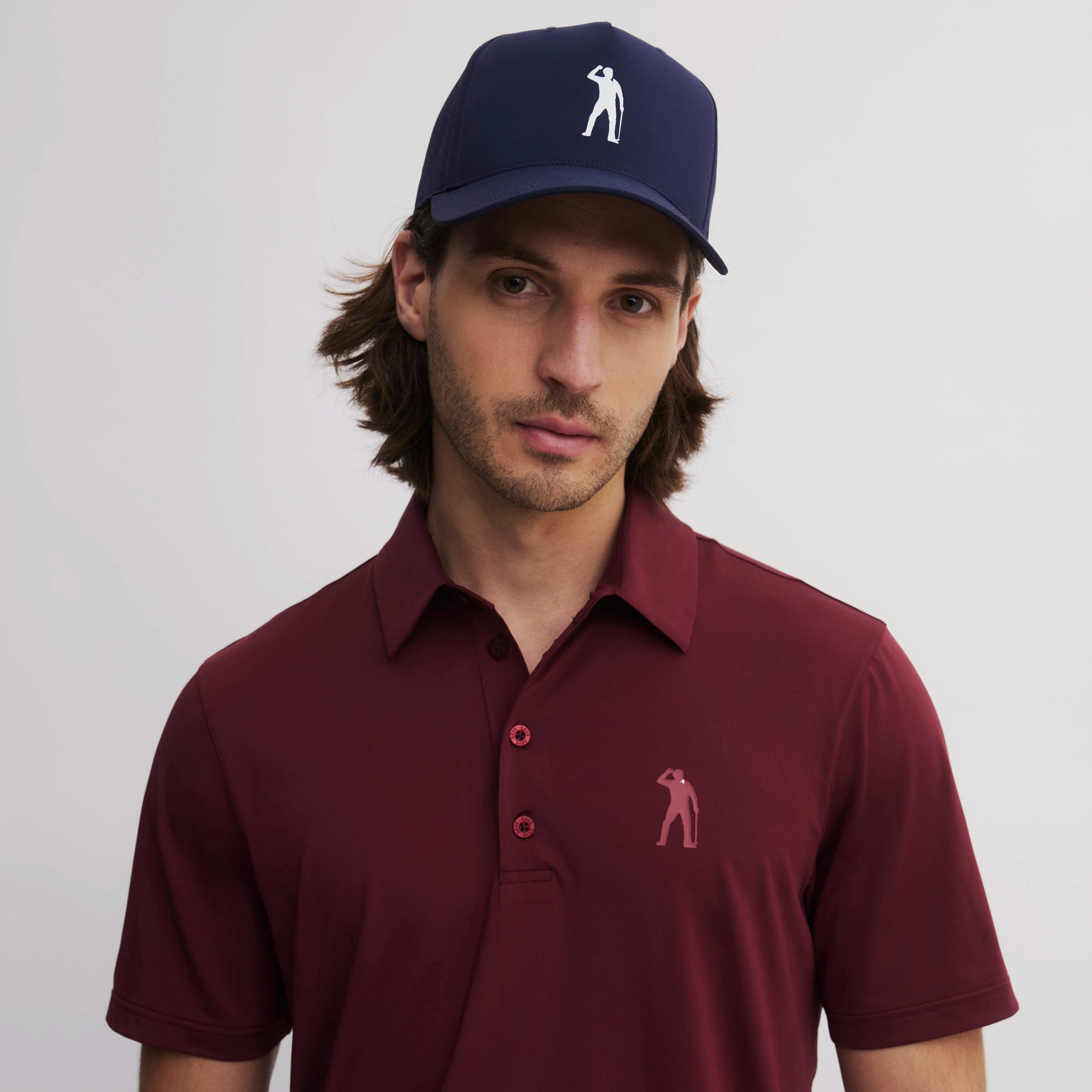 BIG ICON POLO BURGUNDY