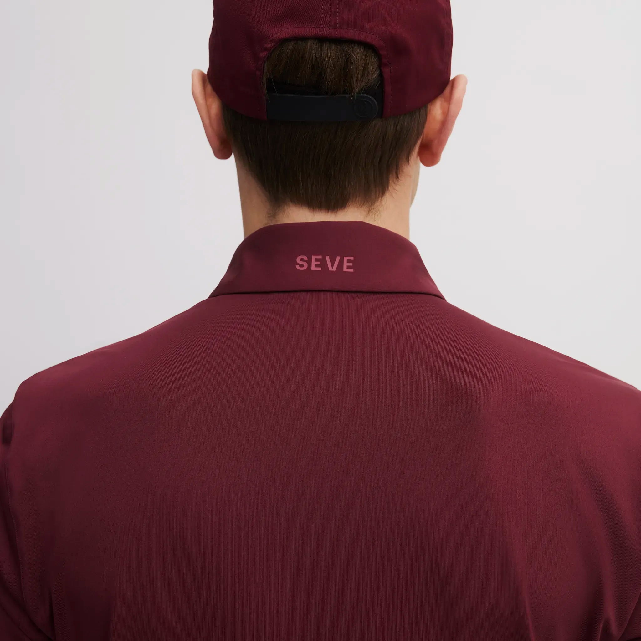 YOKOHAMA POCKET POLO BURGUNDY