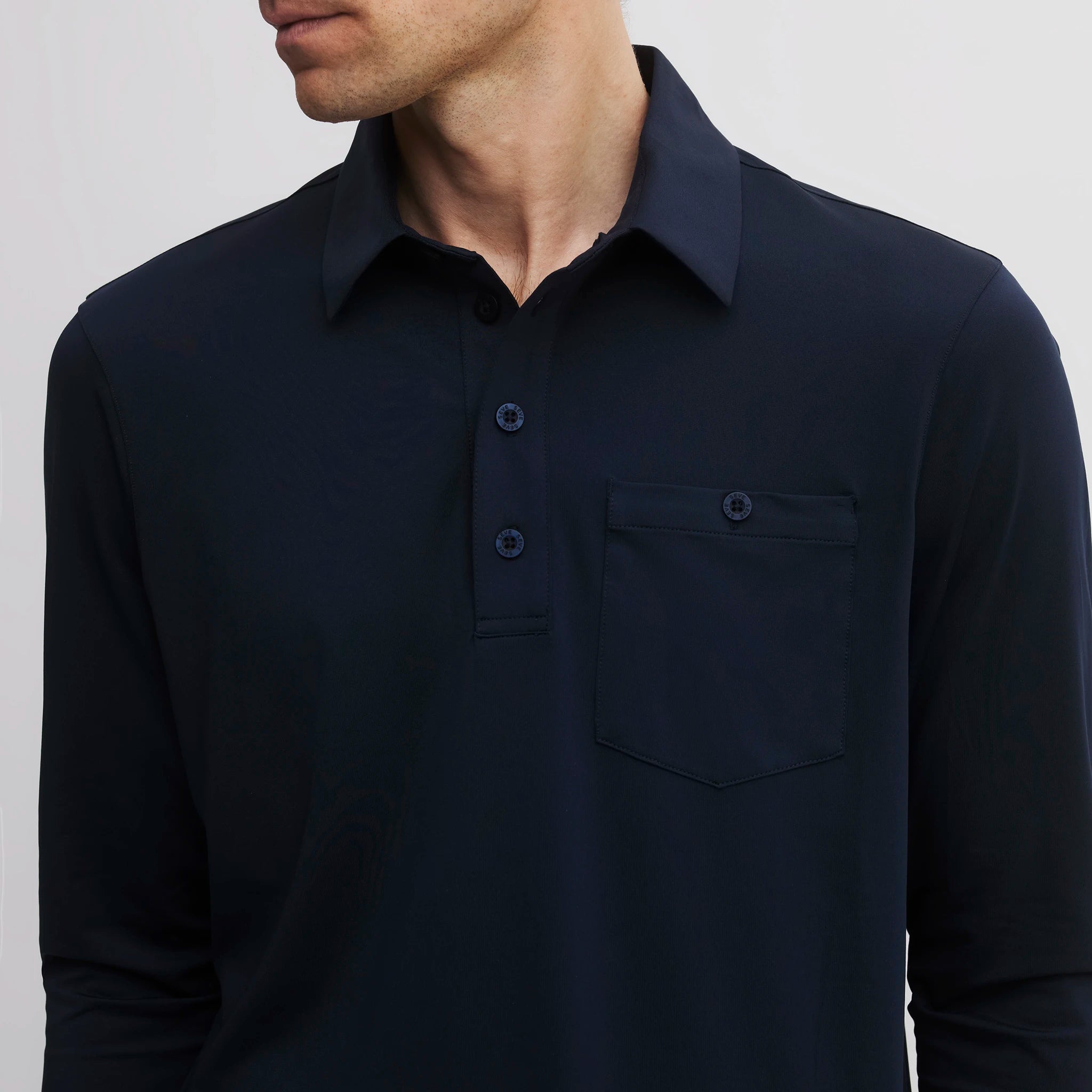 YOKOHAMA POCKET POLO NAVY BLUE