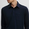 YOKOHAMA POCKET POLO NAVY BLUE