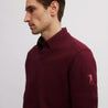 8424 KNITTED SWEATER BURGUNDY