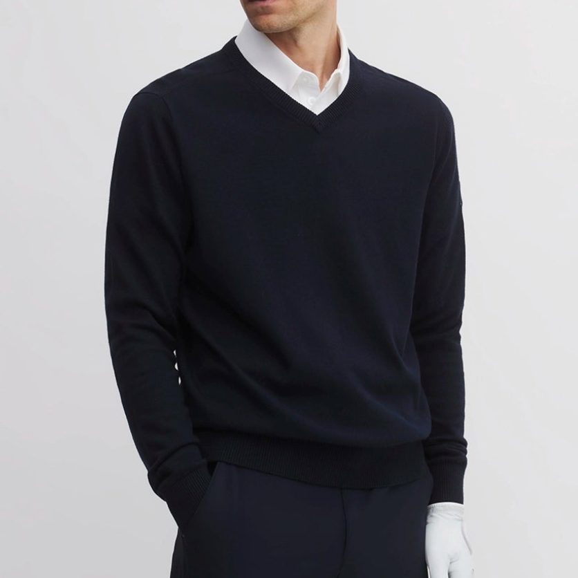 8424 KNITTED SWEATER NAVY BLUE