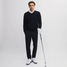 8424 KNITTED SWEATER NAVY BLUE