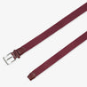 CLUTCH BELT BURGUNDY