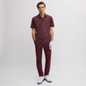 MULTI BLOCK POLO BURGUNDY