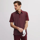 MULTI BLOCK POLO BURGUNDY