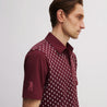 MULTI BLOCK POLO BURGUNDY