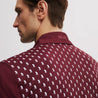 MULTI BLOCK POLO BURGUNDY
