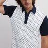 MULTI BLOCK POLO WHITE/NAVY