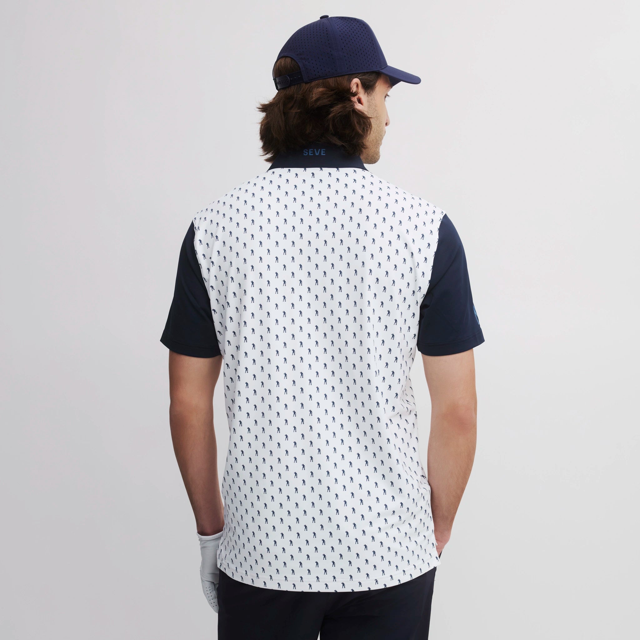 MULTI BLOCK POLO WHITE/NAVY