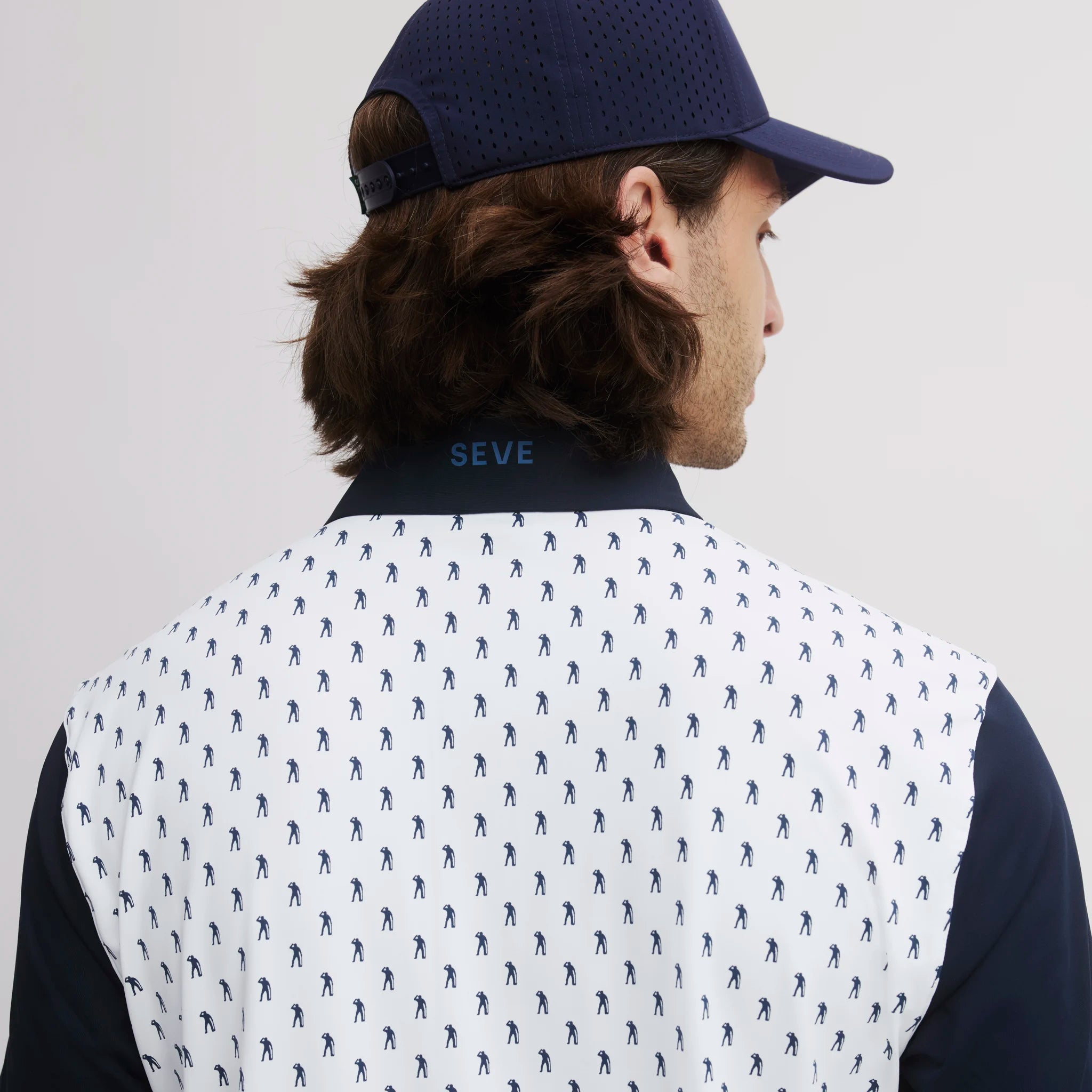 MULTI BLOCK POLO WHITE/NAVY