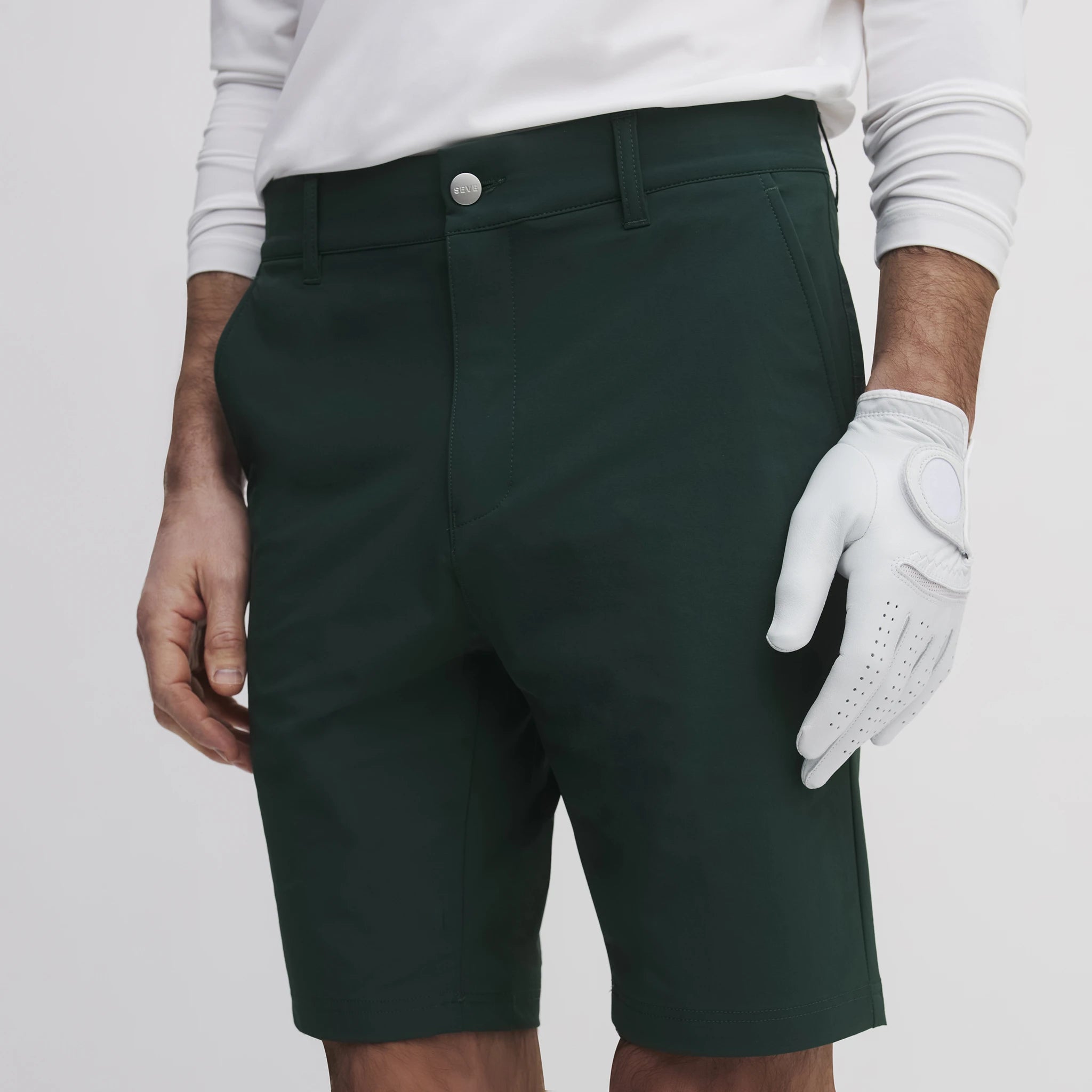 YES TECH SHORTS DEEP GREEN