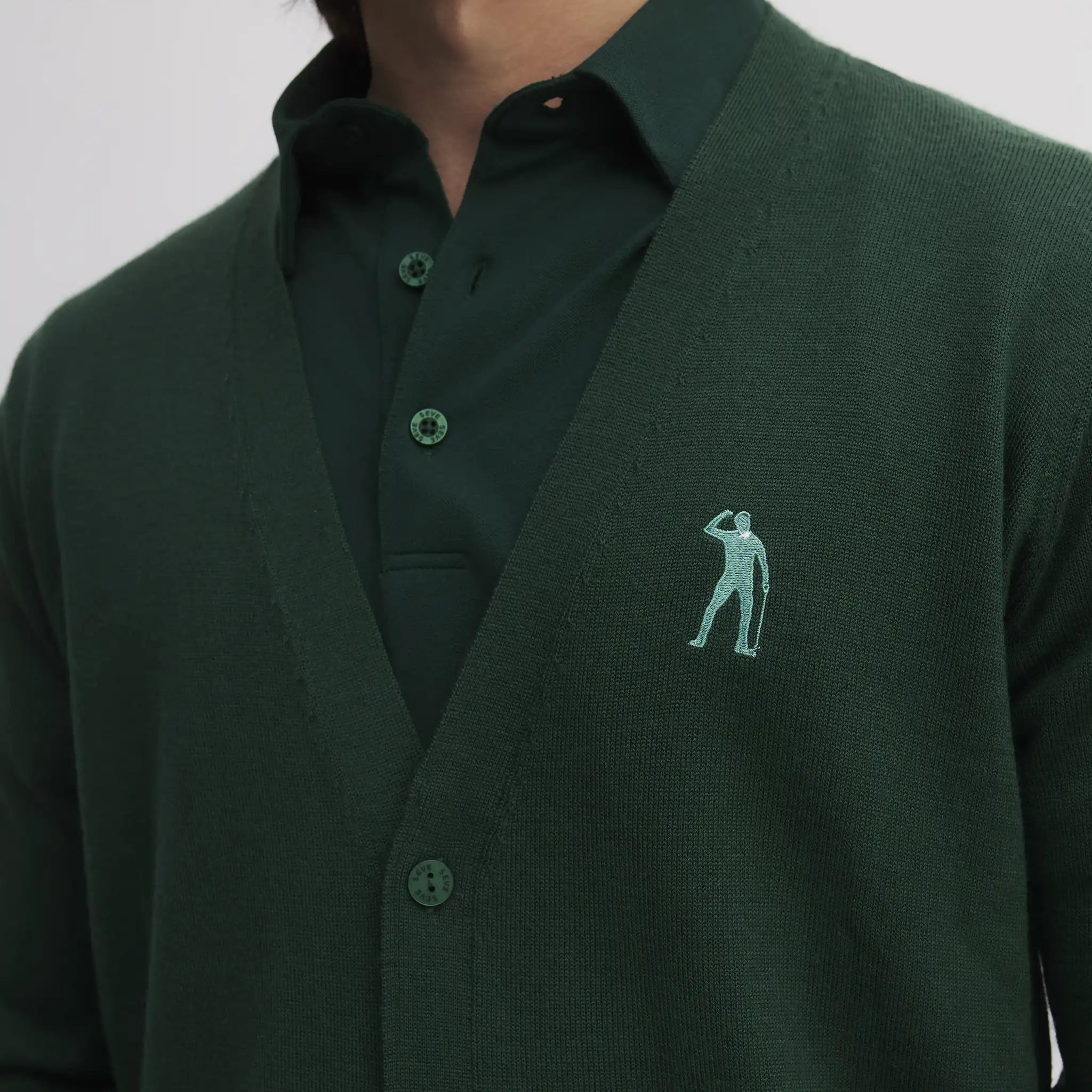 SEVE CARDIGAN DEEP GREEN