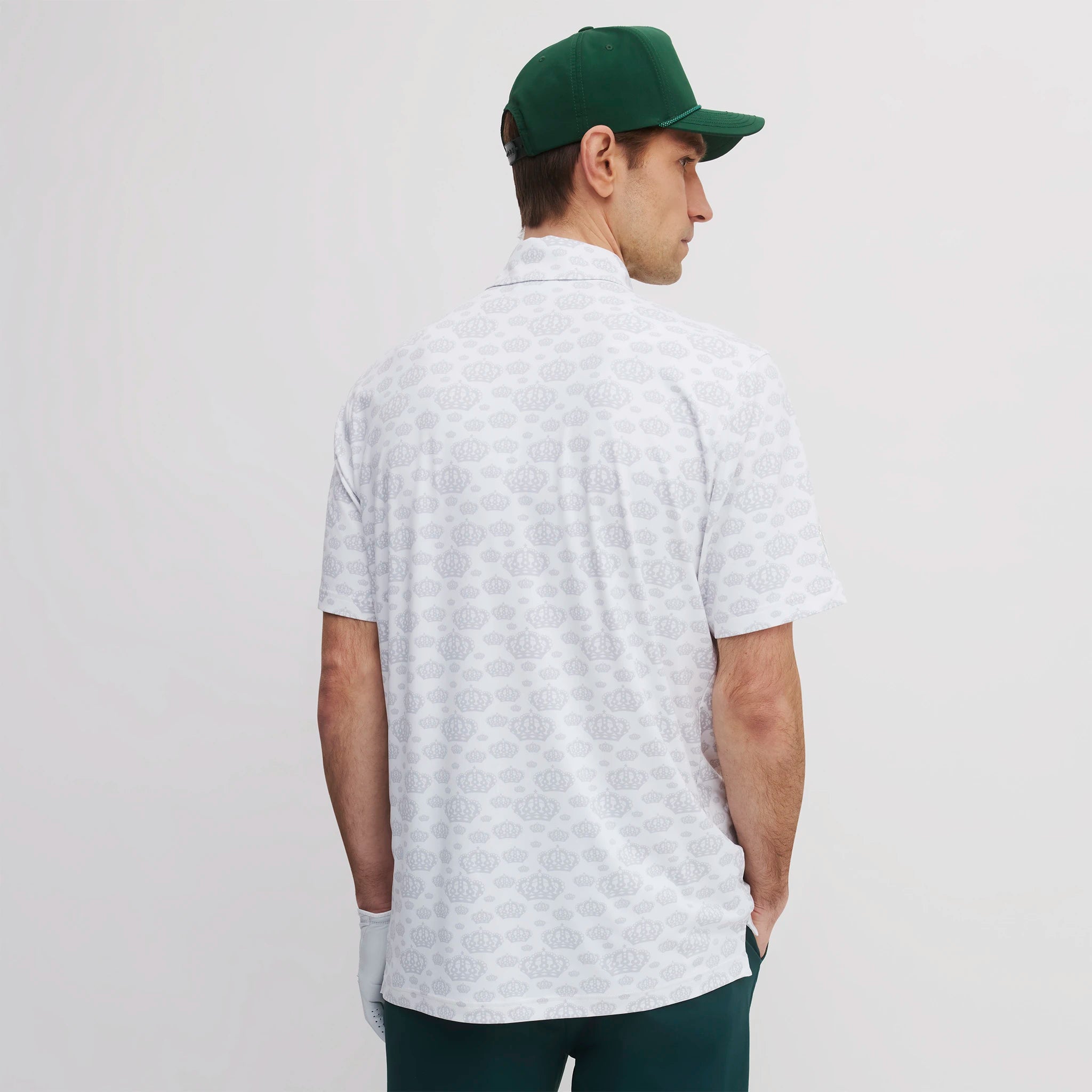 SEVE ALLOVER CROWN POLO WHITE