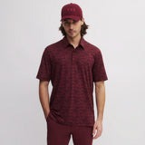 SEVE ALLOVER CROWN POLO BURGUNDY