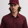 SEVE ALLOVER CROWN POLO BURGUNDY