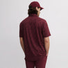 SEVE ALLOVER CROWN POLO BURGUNDY