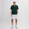 SEVE ALLOVER CROWN POLO DEEP GREEN
