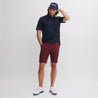 SEVE ALLOVER CROWN POLO NAVY BLUE