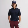 SEVE ALLOVER CROWN POLO NAVY BLUE