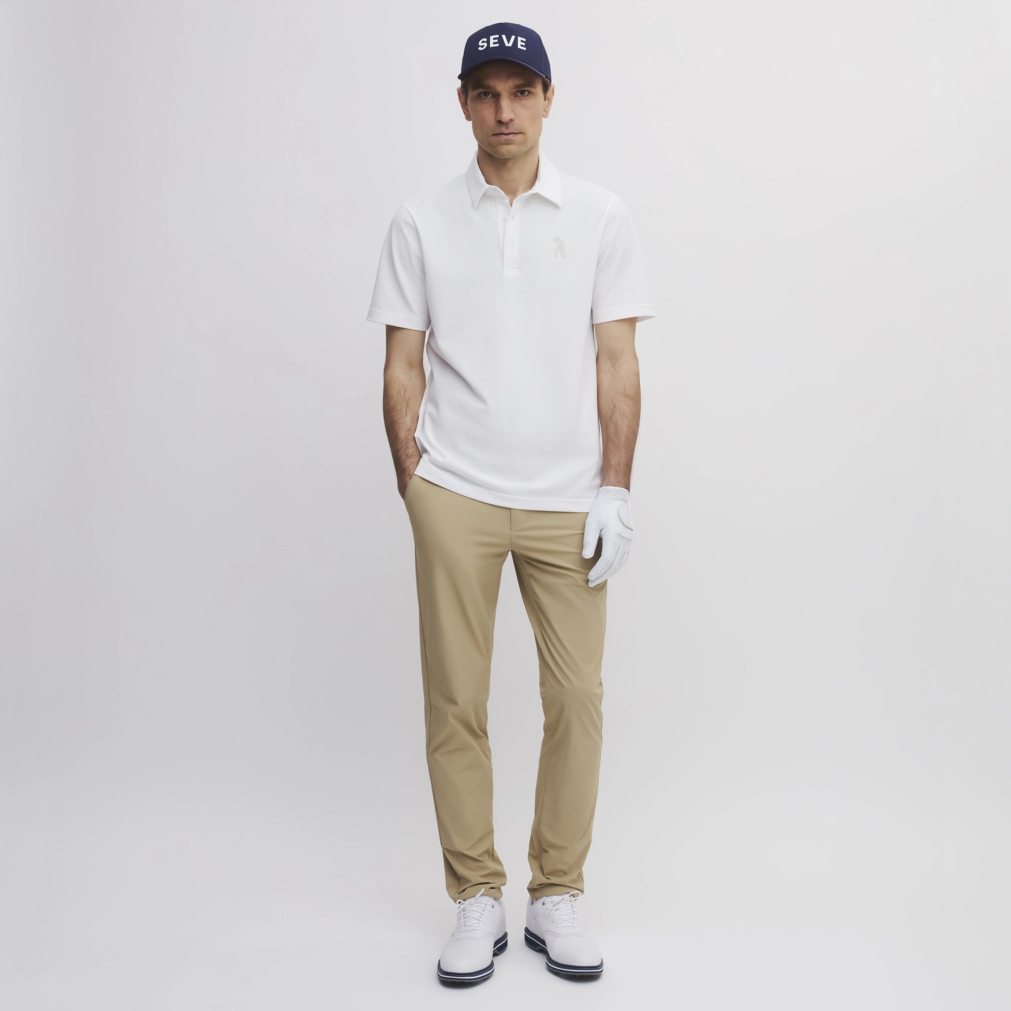 SEVE COTTON POLO WHITE