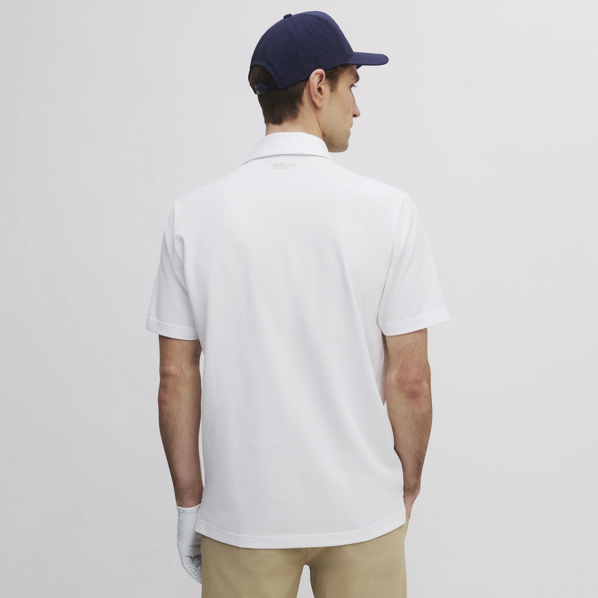 SEVE COTTON POLO WHITE