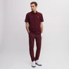 SEVE COTTON POLO BURGUNDY
