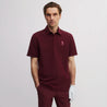 SEVE COTTON POLO BURGUNDY