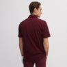 SEVE COTTON POLO BURGUNDY