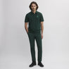SEVE COTTON POLO DEEP GREEN