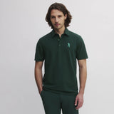 SEVE COTTON POLO DEEP GREEN
