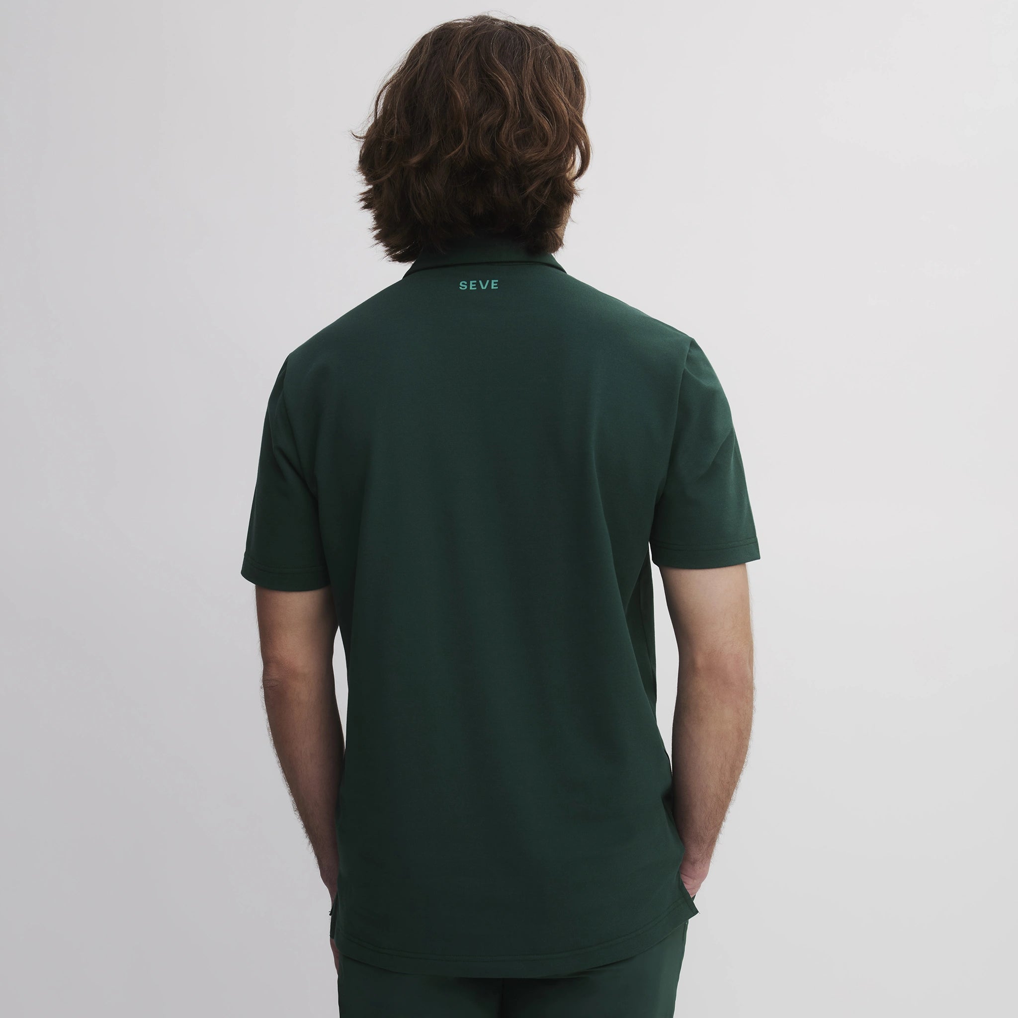 SEVE COTTON POLO DEEP GREEN