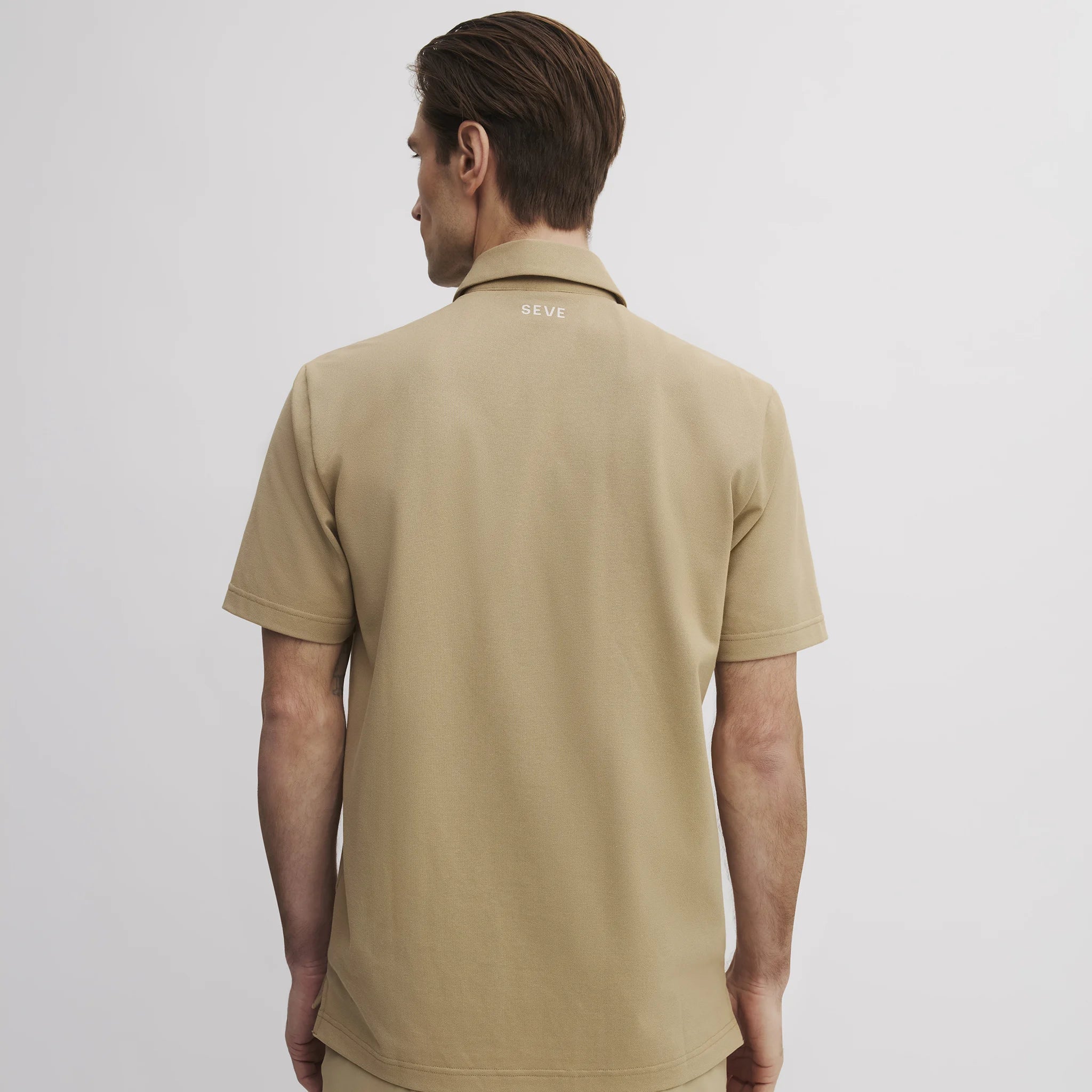 SEVE COTTON POLO KHAKI