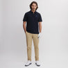 SEVE COTTON POLO NAVY BLUE