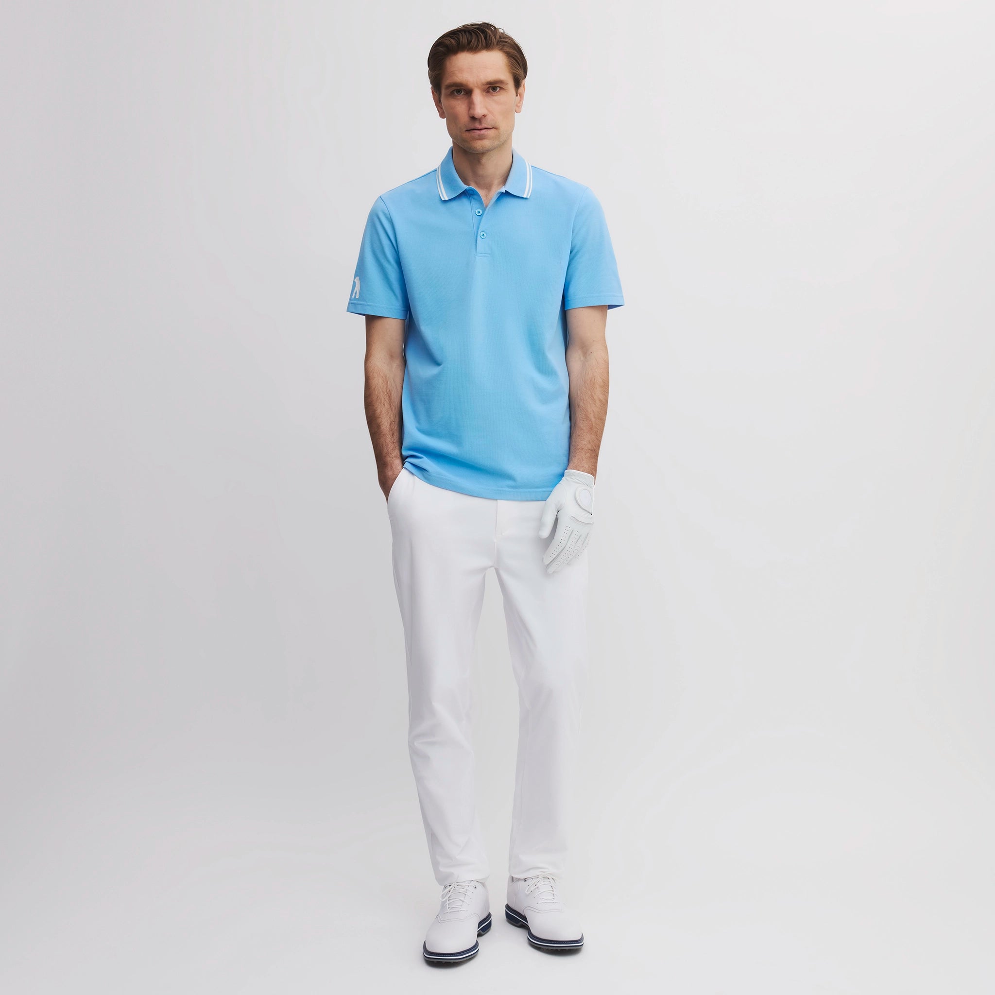 ICON COTTON POLO LIGHT BLUE